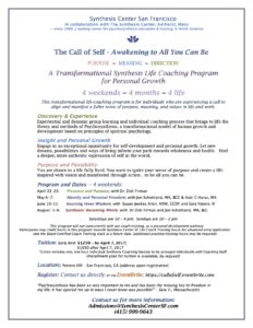Call of Self_Awaken_Synthesis Life Coaching for Personal Growth Program